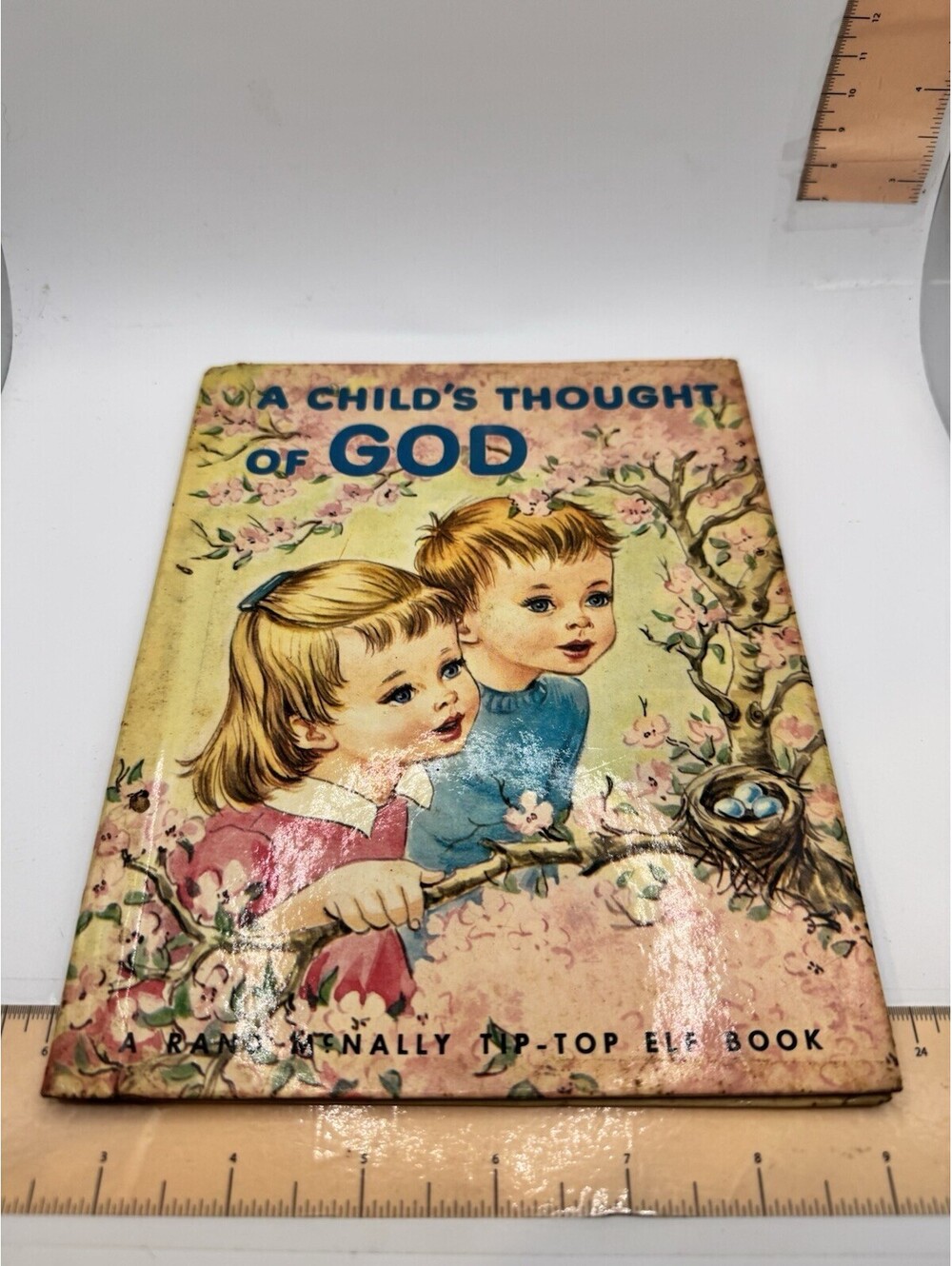 Vintage 1957  "A Child's Thought of God"  A Rand McNally Book